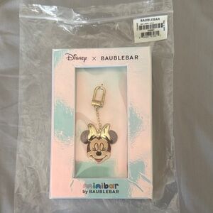 NWT BaubleBar Minnie Mouse Birthday Bag Charm